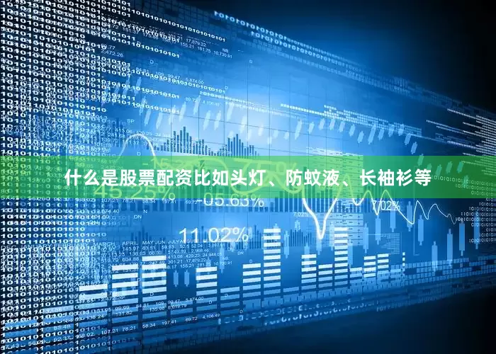 什么是股票配资比如头灯、防蚊液、长袖衫等