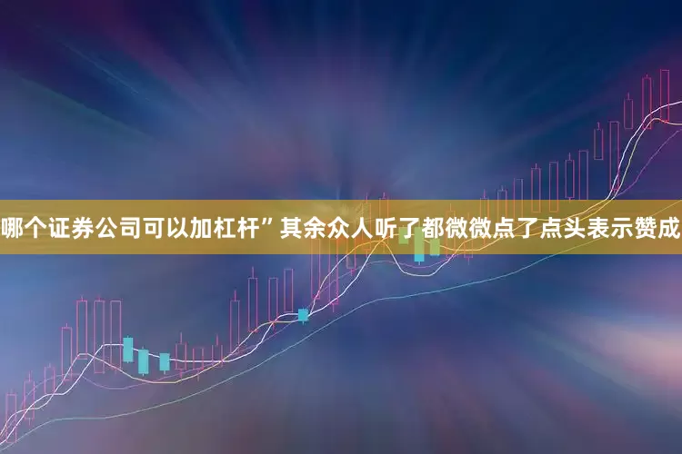 哪个证券公司可以加杠杆”其余众人听了都微微点了点头表示赞成